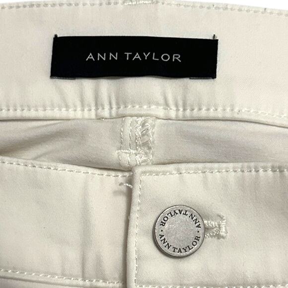Ann Taylor The Skinny Modern Fit Women’s Size 0 Jeans White Pants - Picture 3 of 8